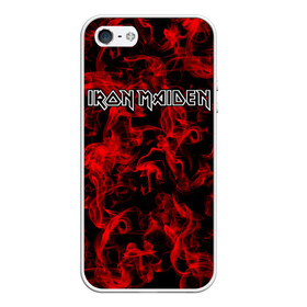 Чехол для iPhone 5/5S матовый с принтом Iron Maiden , Силикон | Область печати: задняя сторона чехла, без боковых панелей | альтернативный | блюз | британская | готик | гранж | группа | метал | модные | музыка | пост | рок | хард