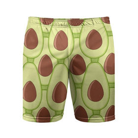 Мужские шорты 3D спортивные с принтом Авокадо ,  |  | avocado | food | fruit | pattern | vegan | vegetarian | авокадо | веган | вегетарианство | еда | паттерн | правильное питание | фрукт