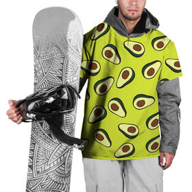 Накидка на куртку 3D с принтом Авокадо , 100% полиэстер |  | Тематика изображения на принте: avocado | food | fruit | pattern | vegan | vegetarian | авокадо | веган | вегетарианство | еда | паттерн | правильное питание | фрукт