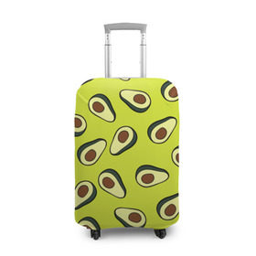 Чехол для чемодана 3D с принтом Авокадо , 86% полиэфир, 14% спандекс | двустороннее нанесение принта, прорези для ручек и колес | avocado | food | fruit | pattern | vegan | vegetarian | авокадо | веган | вегетарианство | еда | паттерн | правильное питание | фрукт