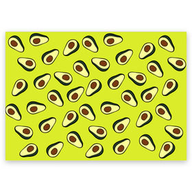 Поздравительная открытка с принтом Авокадо , 100% бумага | плотность бумаги 280 г/м2, матовая, на обратной стороне линовка и место для марки
 | avocado | food | fruit | pattern | vegan | vegetarian | авокадо | веган | вегетарианство | еда | паттерн | правильное питание | фрукт
