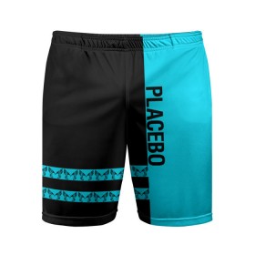 Мужские шорты 3D спортивные с принтом Placebo ,  |  | placebo | альтернативный | инди | индирок | плацебо | рок