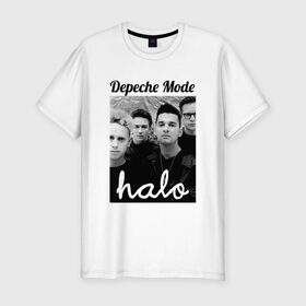 Мужская футболка премиум с принтом Depeche mode , 92% хлопок, 8% лайкра | приталенный силуэт, круглый вырез ворота, длина до линии бедра, короткий рукав | depeche mode | депеш мод | музыка