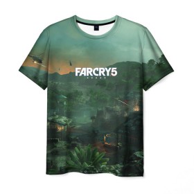 Мужская футболка 3D с принтом Far Cry Vietnam , 100% полиэфир | прямой крой, круглый вырез горловины, длина до линии бедер | 