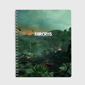 Тетрадь с принтом Far Cry Vietnam , 100% бумага | 48 листов, плотность листов — 60 г/м2, плотность картонной обложки — 250 г/м2. Листы скреплены сбоку удобной пружинной спиралью. Уголки страниц и обложки скругленные. Цвет линий — светло-серый
 | 