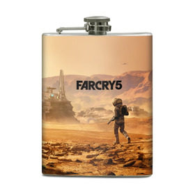 Фляга с принтом Far Cry 5 Mars , металлический корпус | емкость 0,22 л, размер 125 х 94 мм. Виниловая наклейка запечатывается полностью | 