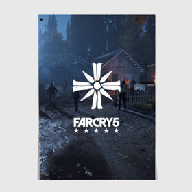 Постер с принтом Cult Far Cry , 100% бумага
 | бумага, плотность 150 мг. Матовая, но за счет высокого коэффициента гладкости имеет небольшой блеск и дает на свету блики, но в отличии от глянцевой бумаги не покрыта лаком | 