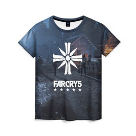 Женская футболка 3D с принтом Cult Far Cry , 100% полиэфир ( синтетическое хлопкоподобное полотно) | прямой крой, круглый вырез горловины, длина до линии бедер | 