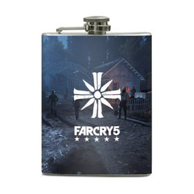 Фляга с принтом Cult Far Cry , металлический корпус | емкость 0,22 л, размер 125 х 94 мм. Виниловая наклейка запечатывается полностью | 