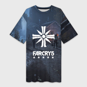 Платье-футболка 3D с принтом Cult Far Cry ,  |  | 
