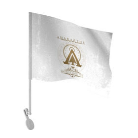 Флаг для автомобиля с принтом Amaranthe , 100% полиэстер | Размер: 30*21 см | amaranthe | амаранте | датская | дэт | метал | пауэр | шведская