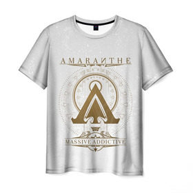 Мужская футболка 3D с принтом Amaranthe , 100% полиэфир | прямой крой, круглый вырез горловины, длина до линии бедер | amaranthe | амаранте | датская | дэт | метал | пауэр | шведская