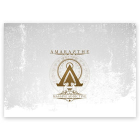 Поздравительная открытка с принтом Amaranthe , 100% бумага | плотность бумаги 280 г/м2, матовая, на обратной стороне линовка и место для марки
 | amaranthe | амаранте | датская | дэт | метал | пауэр | шведская