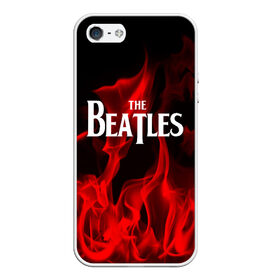 Чехол для iPhone 5/5S матовый с принтом The Beatles , Силикон | Область печати: задняя сторона чехла, без боковых панелей | beatles | punk | rock | the beatles | альтернативный хип хоп | группа | инди поп | музыка | музыкальное произведение | ноты | панк | регги | рок | синти поп