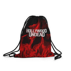 Рюкзак-мешок 3D с принтом Hollywood Undead , 100% полиэстер | плотность ткани — 200 г/м2, размер — 35 х 45 см; лямки — толстые шнурки, застежка на шнуровке, без карманов и подкладки | Тематика изображения на принте: hollywood undead | punk | rock | альтернативный хип хоп | группа | инди поп | музыка | музыкальное произведение | ноты | панк | регги | рок | синти поп