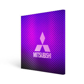 Холст квадратный с принтом MITSUBISHI , 100% ПВХ |  |  машина | марка | митсубиси
