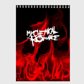 Скетчбук с принтом My Chemical Romance , 100% бумага
 | 48 листов, плотность листов — 100 г/м2, плотность картонной обложки — 250 г/м2. Листы скреплены сверху удобной пружинной спиралью | my chemical romance | punk | rock | альтернативный хип хоп | группа | инди поп | музыка | музыкальное произведение | ноты | панк | регги | рок | синти поп