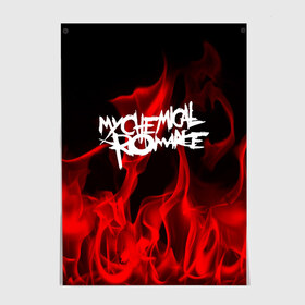 Постер с принтом My Chemical Romance , 100% бумага
 | бумага, плотность 150 мг. Матовая, но за счет высокого коэффициента гладкости имеет небольшой блеск и дает на свету блики, но в отличии от глянцевой бумаги не покрыта лаком | my chemical romance | punk | rock | альтернативный хип хоп | группа | инди поп | музыка | музыкальное произведение | ноты | панк | регги | рок | синти поп