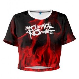 Женская футболка 3D укороченная с принтом My Chemical Romance , 100% полиэстер | круглая горловина, длина футболки до линии талии, рукава с отворотами | my chemical romance | punk | rock | альтернативный хип хоп | группа | инди поп | музыка | музыкальное произведение | ноты | панк | регги | рок | синти поп