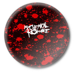 Значок с принтом My Chemical Romance ,  металл | круглая форма, металлическая застежка в виде булавки | my chemical romance | punk | rock | альтернативный хип хоп | группа | инди поп | музыка | музыкальное произведение | ноты | панк | регги | рок | синти поп