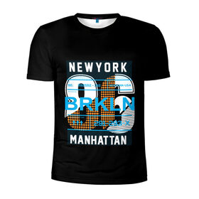 Мужская футболка 3D спортивная с принтом Бруклин Нью-Йорк , 100% полиэстер с улучшенными характеристиками | приталенный силуэт, круглая горловина, широкие плечи, сужается к линии бедра | brooklyn | new york | urban | бронкс | бруклин | манхеттен | манхэттен | нью йорк | сша | урбан | урбан стиль | штаты