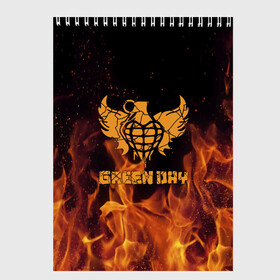 Скетчбук с принтом Green Day , 100% бумага
 | 48 листов, плотность листов — 100 г/м2, плотность картонной обложки — 250 г/м2. Листы скреплены сверху удобной пружинной спиралью | american | day | green | idiot | альтернативный | американ | билли джо армстронг | греен | грин | группа | дай | дей | зелёный день | майк дёрнт | музыка | панк | поп | поппанк | рок | тре кул