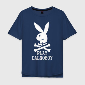 Мужская футболка хлопок Oversize с принтом Play Dalnoboy (Дальнобойщики) , 100% хлопок | свободный крой, круглый ворот, “спинка” длиннее передней части | play dalnoboy | дальнобойщики
