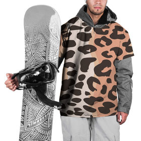 Накидка на куртку 3D с принтом Леопард , 100% полиэстер |  | 