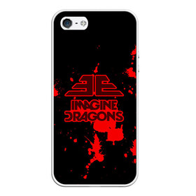 Чехол для iPhone 5/5S матовый с принтом Imagine Dragons , Силикон | Область печати: задняя сторона чехла, без боковых панелей | dragons | imagine | альтернативный | американская | арена | бэн макки | группа | драгонс | дэн платцман | дэн рейнольдс | имеджин | инди | индирок | поп | рок | уэйн сермон | электроник