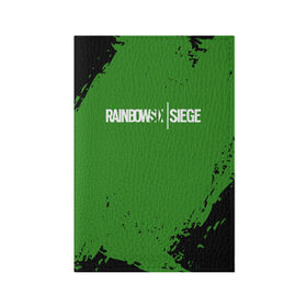 Обложка для паспорта матовая кожа с принтом RAINBOW SIX SIEGE , натуральная матовая кожа | размер 19,3 х 13,7 см; прозрачные пластиковые крепления | cybersport | esports | pro league | r6 | rainbow | rainbow six | siege | six | армия | боевик | военные | война | игры | киберспорт | логотип | оперативники | радуга | шутер