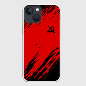 Чехол для iPhone 13 mini с принтом USSR SPORT | СССР ,  |  | fc | football | sport | ussr | звезда | красный | ленин | родина | сделано в ссср | серп и молот | союз | спорт | ссср | сталин | страна | текстура | футбол | цвет | шум