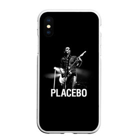 Чехол для iPhone XS Max матовый с принтом Placebo , Силикон | Область печати: задняя сторона чехла, без боковых панелей | Тематика изображения на принте: placebo | альтернативный | брайан молко | инди | индирок | плацебо | рок