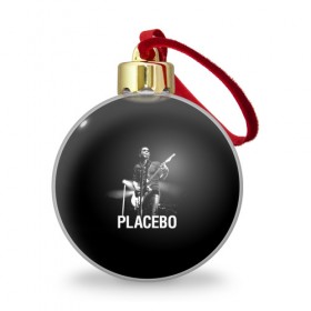 Ёлочный шар с принтом Placebo , Пластик | Диаметр: 77 мм | placebo | альтернативный | брайан молко | инди | индирок | плацебо | рок