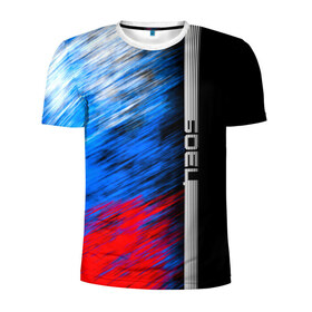 Мужская футболка 3D спортивная с принтом Боец , 100% полиэстер с улучшенными характеристиками | приталенный силуэт, круглая горловина, широкие плечи, сужается к линии бедра | fighter | боец | спортсмен