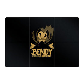 Магнитный плакат 3Х2 с принтом Bendy and the ink machine (20) , Полимерный материал с магнитным слоем | 6 деталей размером 9*9 см | bendy | bendy and the ink machine | game | horror | ink | machine | trend | video game