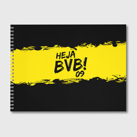Альбом для рисования с принтом Borussia Dortmund FC , 100% бумага
 | матовая бумага, плотность 200 мг. | 09 | bvb | heja | боруссия | германия | дортмунд | клуб | фк | футбол | футбольный
