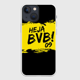 Чехол для iPhone 13 mini с принтом Borussia Dortmund FC ,  |  | 09 | bvb | heja | боруссия | германия | дортмунд | клуб | фк | футбол | футбольный