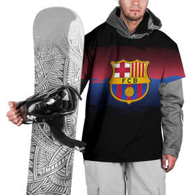 Накидка на куртку 3D с принтом Barcelona FC , 100% полиэстер |  | barcelona | spain | spanish | барса | барселона | испания | испанский | клуб | фк | футбол | футбольный