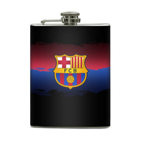 Фляга с принтом Barcelona FC , металлический корпус | емкость 0,22 л, размер 125 х 94 мм. Виниловая наклейка запечатывается полностью | barcelona | spain | spanish | барса | барселона | испания | испанский | клуб | фк | футбол | футбольный