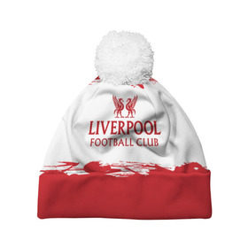 Шапка 3D c помпоном с принтом Liverpool FC , 100% полиэстер | универсальный размер, печать по всей поверхности изделия | liverpool | английский | англия | британия | британский | клуб | ливерпуль | фк | футбол | футбольный