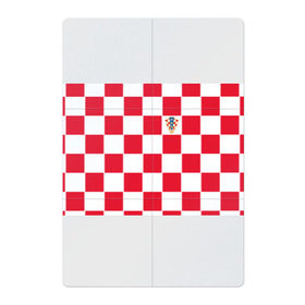 Магнитный плакат 2Х3 с принтом Хорватия домашняя форма 2018 , Полимерный материал с магнитным слоем | 6 деталей размером 9*9 см | 