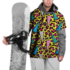 Накидка на куртку 3D с принтом 80 Leopard , 100% полиэстер |  | 