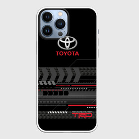 Чехол для iPhone 13 Pro Max с принтом Toyota 1 ,  |  | Тематика изображения на принте: car | toyota | абстракция | авто | графика | дизайн | полосы | протектор | пунктир | след шин | тойота