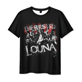 Мужская футболка 3D с принтом The best of Louna , 100% полиэфир | прямой крой, круглый вырез горловины, длина до линии бедер | louna | лусинэ геворкян