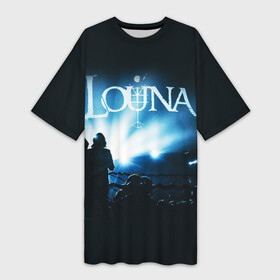 Платье-футболка 3D с принтом Louna ,  |  | louna | лусинэ геворкян