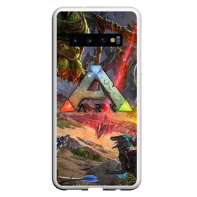 Чехол для Samsung Galaxy S10 с принтом Ark Survival Evolved , Силикон | Область печати: задняя сторона чехла, без боковых панелей | арк