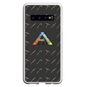 Чехол для Samsung Galaxy S10 с принтом Ark Survival Evolved , Силикон | Область печати: задняя сторона чехла, без боковых панелей | арк