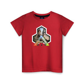 Детская футболка хлопок с принтом Ark Survival Evolved , 100% хлопок | круглый вырез горловины, полуприлегающий силуэт, длина до линии бедер | ark survival evolved