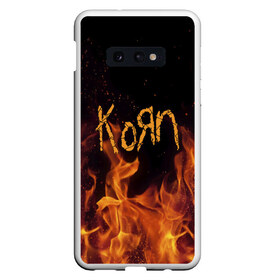 Чехол для Samsung S10E с принтом Korn , Силикон | Область печати: задняя сторона чехла, без боковых панелей | Тематика изображения на принте: korn | koяn | альтернативный | арвизу | гранж | грув | группа | дэвис | корн | коян | лузье | манки | метал | музыка | нюметал | панк | песни | рок | уэлч | филди | филипп | хэд | череп | шаффер