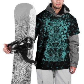 Накидка на куртку 3D с принтом Нефритовый Будда , 100% полиэстер |  | Тематика изображения на принте: блеск | звезды | китай | нефрит | прикольные | традиция | храм | шанхай | яркие